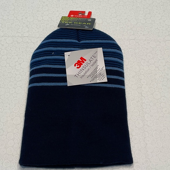 Tek Gear Other - 3M Thinsulate Blue Striped Beanie